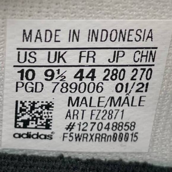 Adidas Kaptir Super Sneakers Men's Size 10 White Boost Running Shoes FZ2871 - Picture 5 of 8